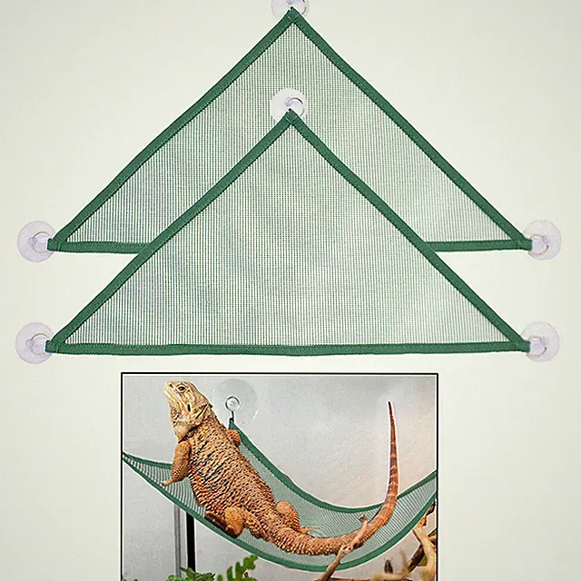 Bearded Dragon Hammock Habitat Lizard Reptile Lounger Hanging Bed 2 PACK NEW