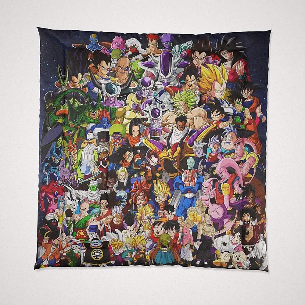 Dragon Ball Z Comforter - Cozy Anime Bedding, Perfect for Gamers, Collectors