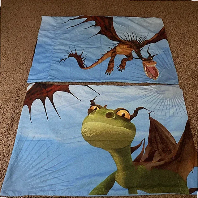 Dreamworks “How To Train Your Dragon” Set Of 2 Pillow Cases
