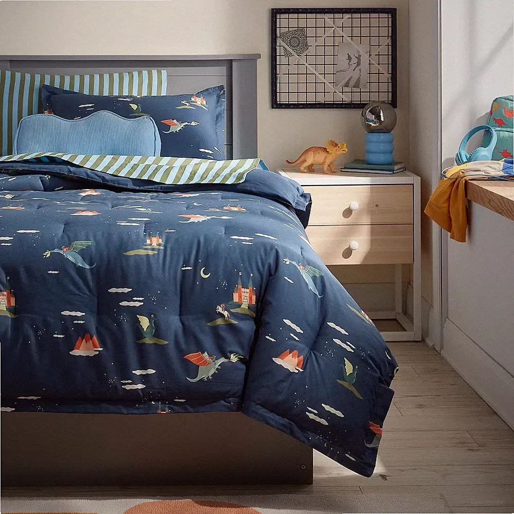 Full/Queen Dragon Kids' Comforter Set - Pillowfort