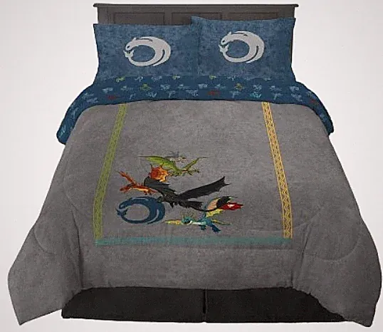 How to Train Your Dragon Kids Reversible Bed Set-W150455679284, W149996665984
