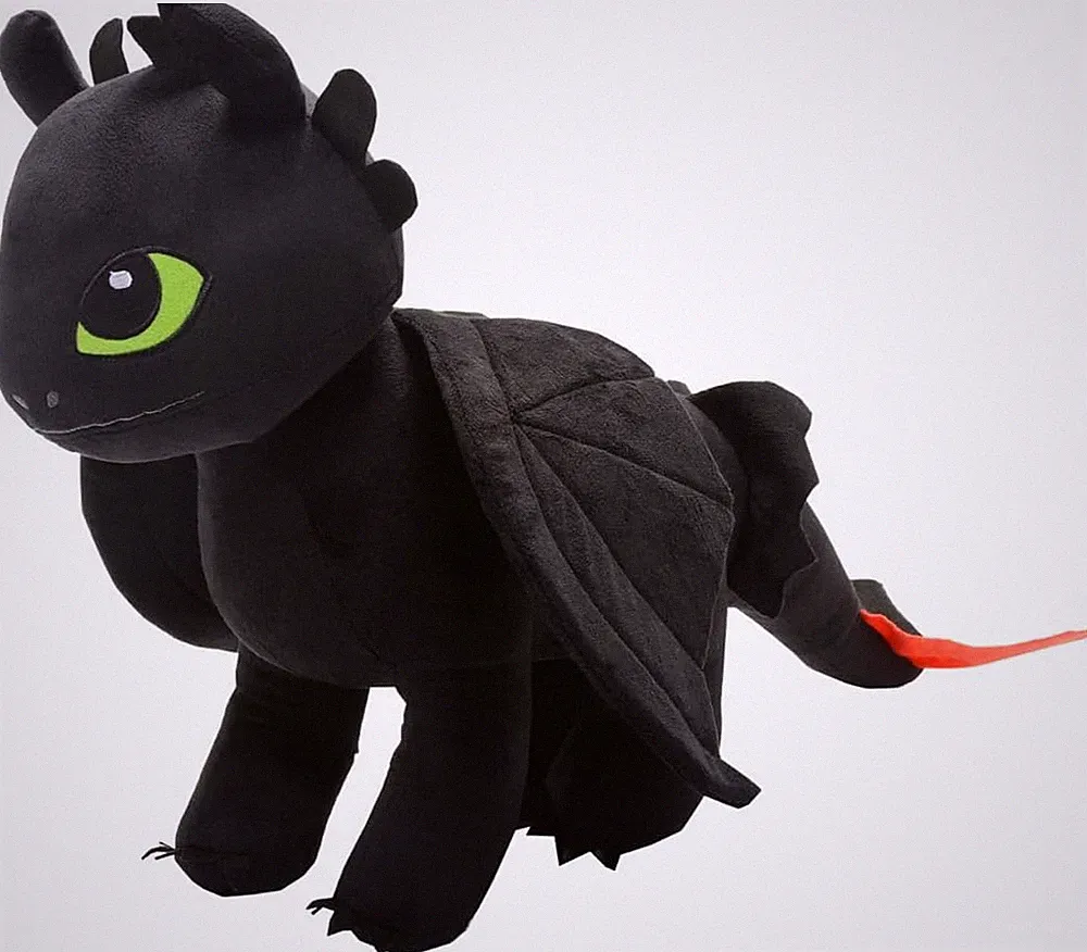How to Train Your Dragon Toothless Bedding Super Soft Cozy Cuddle Pillow Buddy