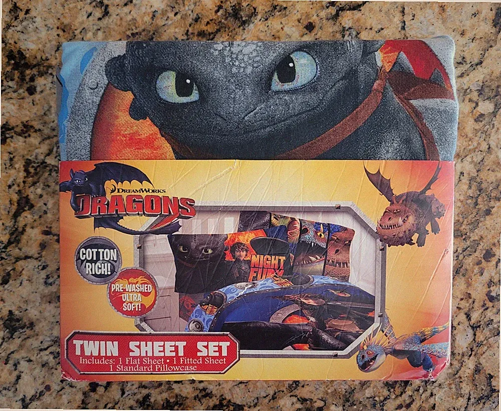 NEW How to Train Your Dragon (Twin) Sheet Set